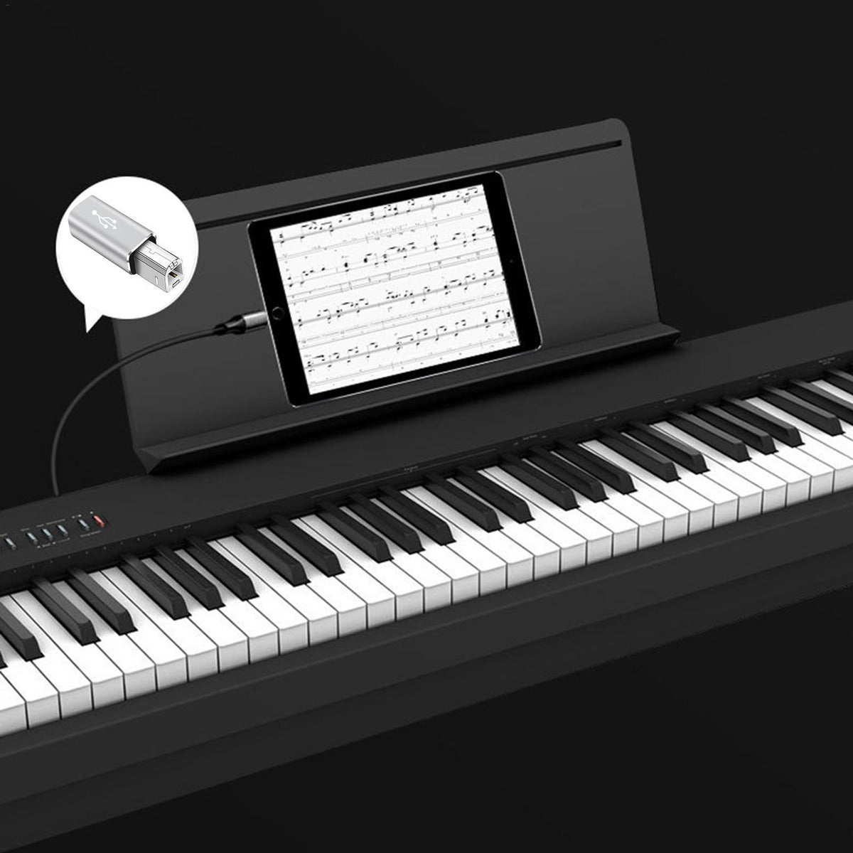 Adaptador De Impressora Piano Usb 2.0 Tipo C Tipo C Fêmea