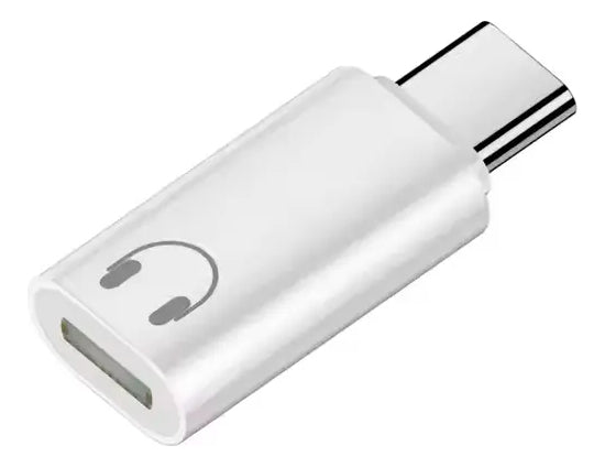 Adaptador Lightning Para Usb C Para iPhone 15 16 Fone Ouvido