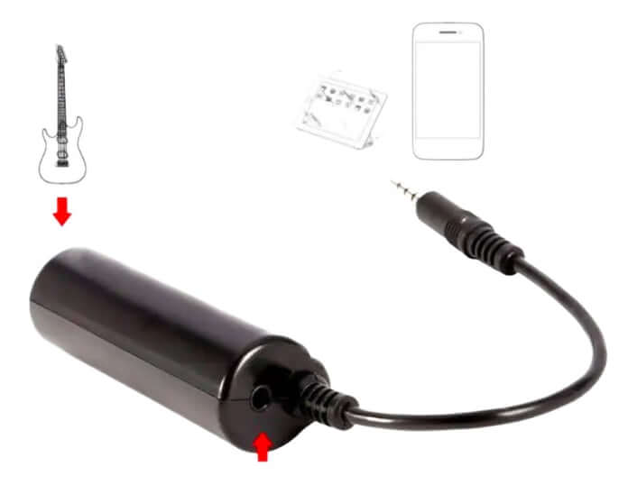 Conversor Transmissor Guitarra Adaptador Live Android iPhone