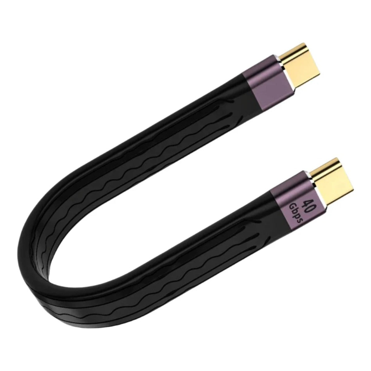 Cabo Usb Tipo C Thunderbolt 4 4k 40gbps 100w Usb 4.0 5a 13cm