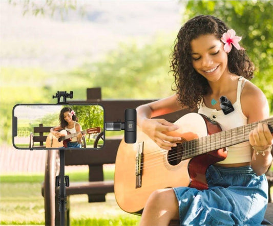 Adaptador Usb Tipo C P/ Lightning Para iPhone Fone Microfone Cor Preto E Cinza