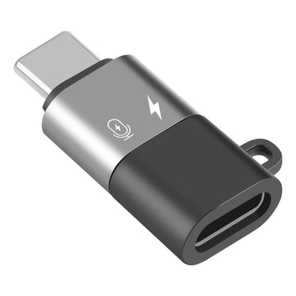 Adaptador de Lightning Para Usb C Para iPhone 15 16 Microfone Carregamento Cor Cinza - Sancai