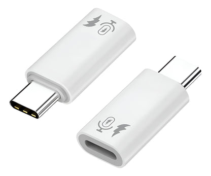 Adaptador Otg Usb C X Compatível Lightning Fêmea Microfone lapela e carregamento