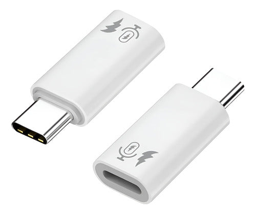 Adaptador Otg Usb C X Compatível Lightning Fêmea Microfone lapela e carregamento