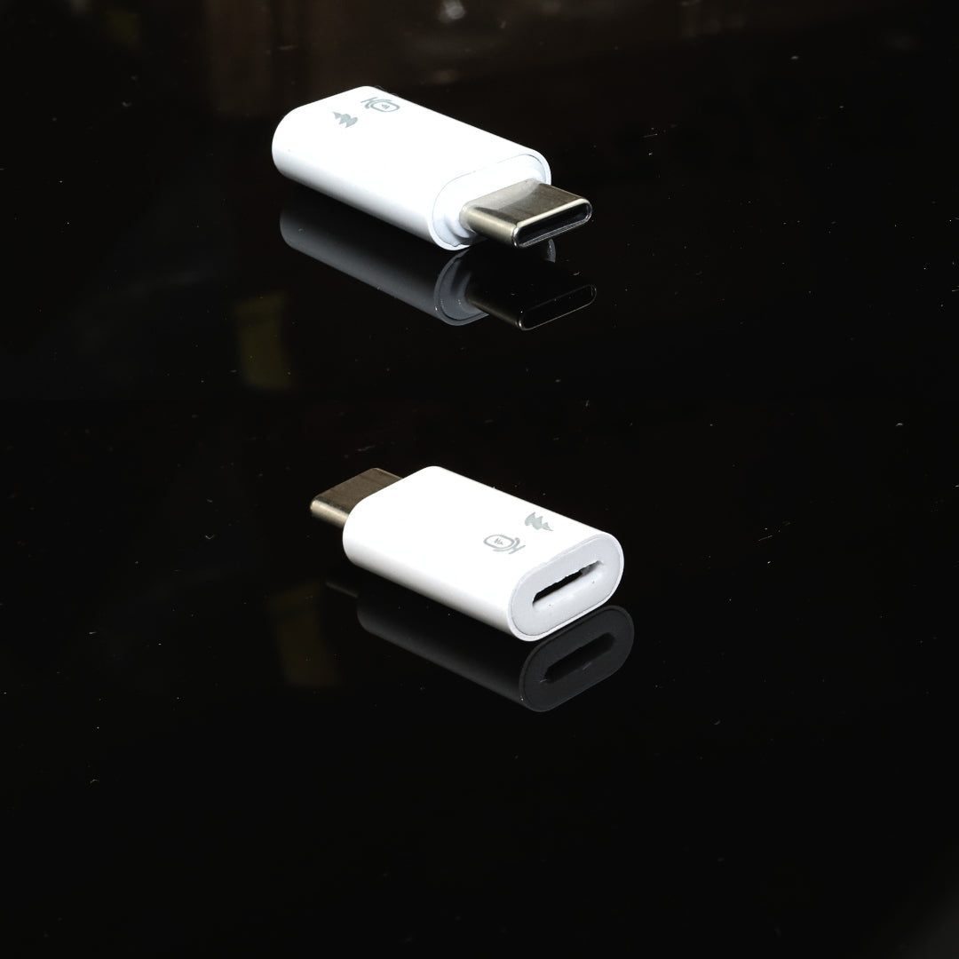 Adaptador Otg Usb C X Compatível Lightning Fêmea Microfone lapela e carregamento