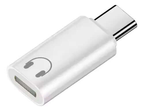 Adaptador Lightning Para Usb C Para iPhone 15 16 Fone Ouvido