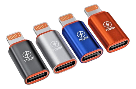 Adaptador Otg USB C Femea Para Macho Lightning Compativel com iPhone
